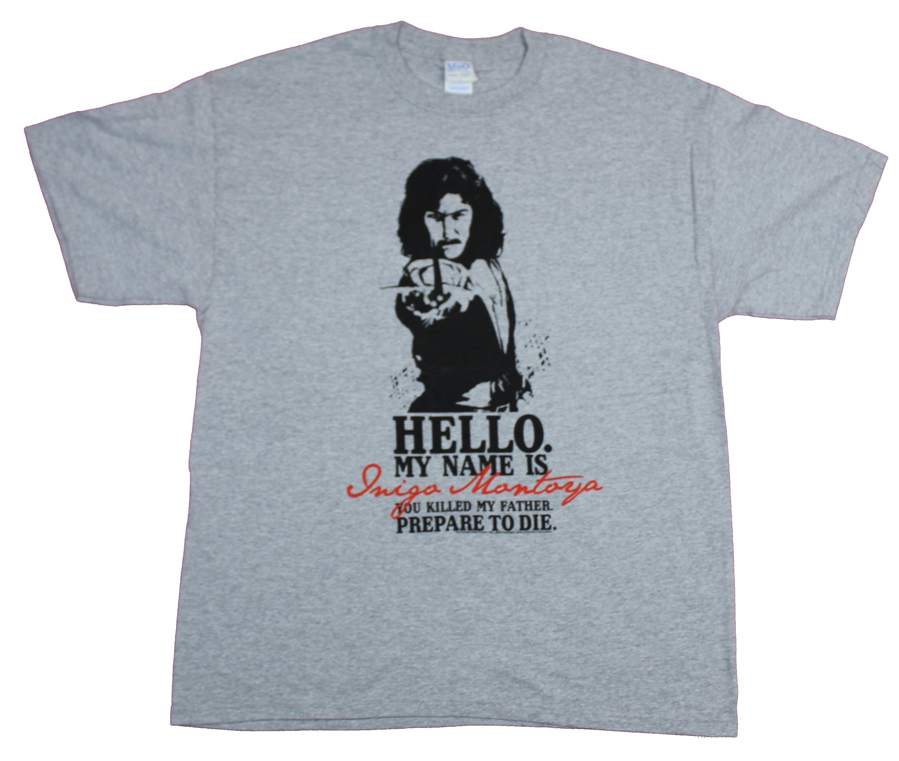 The Princess Bride Mens T-Shirt  - Hello My Name Is Inigo Prepare to Die Hoodie, Sweatshirt | CiraTrend.com
