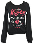 Mayday Parade Girls Juniors Light Sweatshirt - Broken Heart & Key Tallahassee T-Shirts, Hoodie | CiraTrend.com