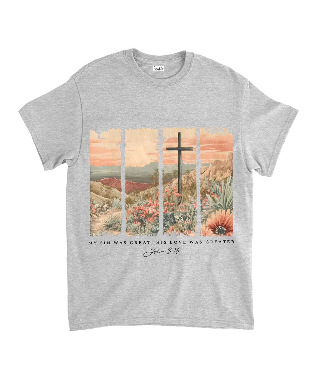 His Love Was Greater Unisex Cotton Christian T-Shirt Hoodie, Sweatshirt | CiraTrend.com (Image 3)
