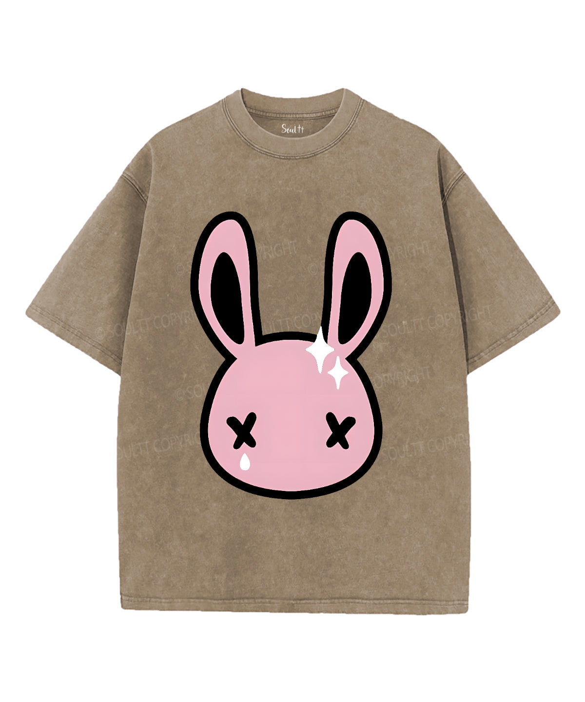 Easter Bunny Unisex Washed Christian T-shirt Hoodie, Sweatshirt | CiraTrend.com (Image 5)