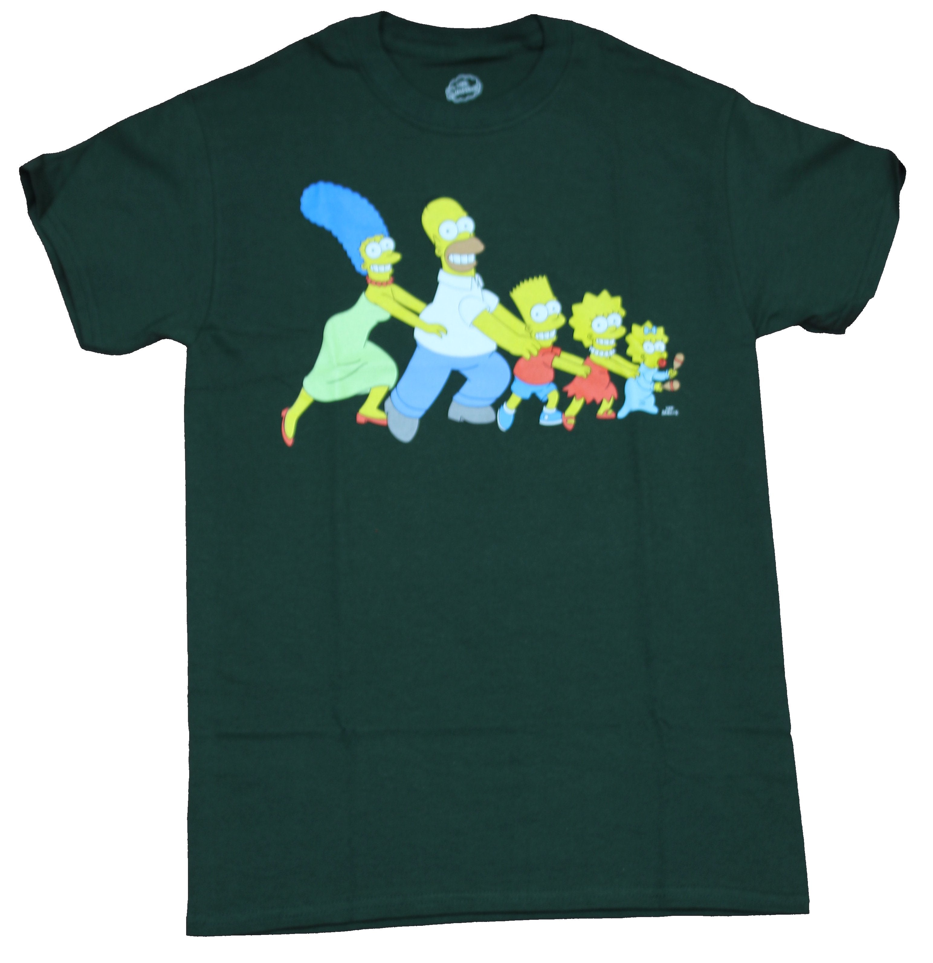 The Simpsons Mens T-Shirt  - Bart Homer Marge Lisa Maggie Conga Line Hoodie, Sweatshirt | CiraTrend.com