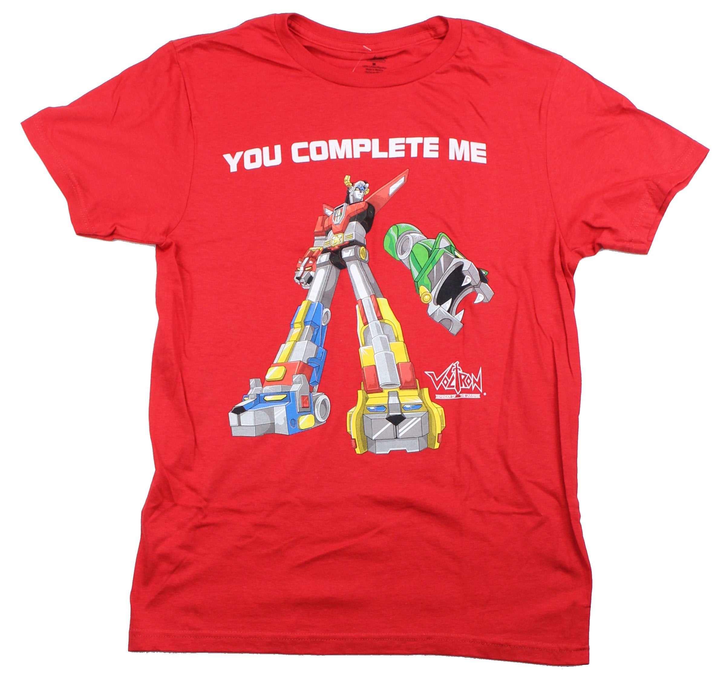 Voltron Mens T-Shirt - You Complete Me Assembled Battle Ready Hoodie, Sweatshirt | CiraTrend.com
