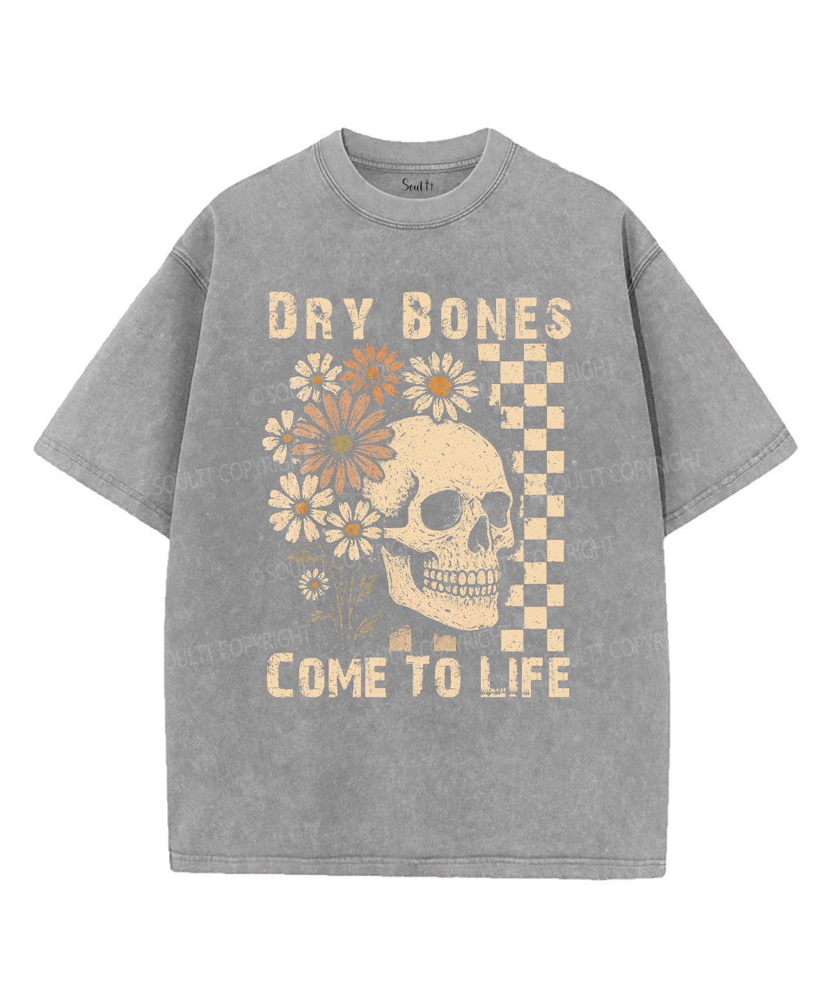 Dry Bones Come To Life Unisex Washed Christian T-shirt Style003 Hoodie, Sweatshirt | CiraTrend.com (Image 3)