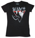 Bleach Girls Juniors T-Shirt  - Black and White Cast Image Under Name Hoodie, Sweatshirt | CiraTrend.com