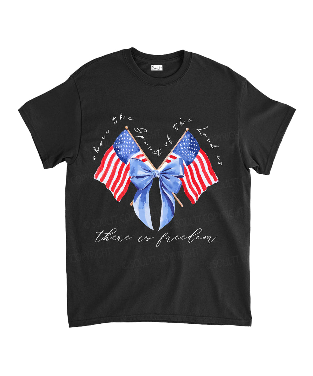 There Is Freedom Cotton Christian Style001 T-Shirts, Hoodie, Sweatshirt