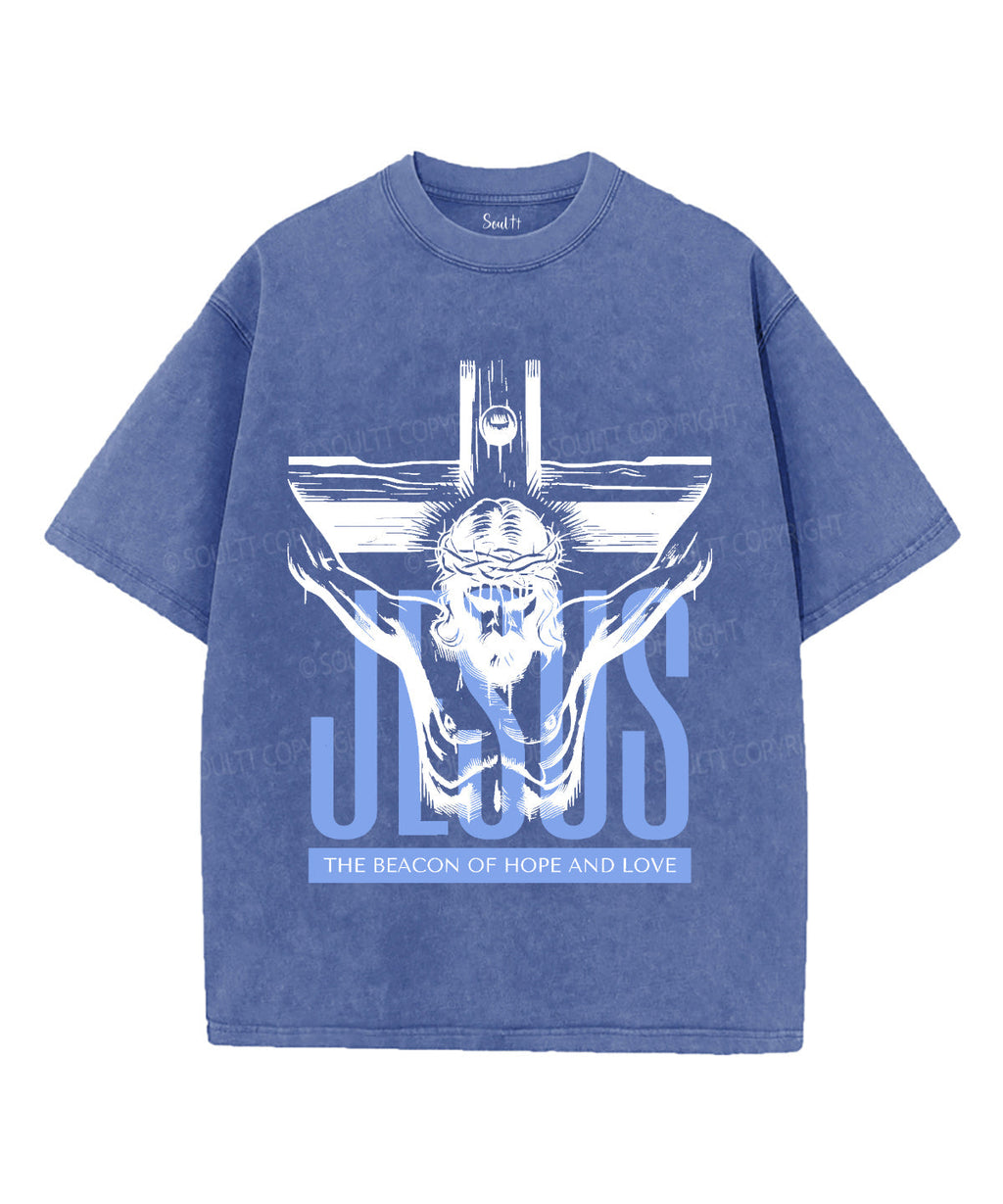 Beacon Hope Love Washed Christian T-Shirts, Hoodie, Sweatshirt