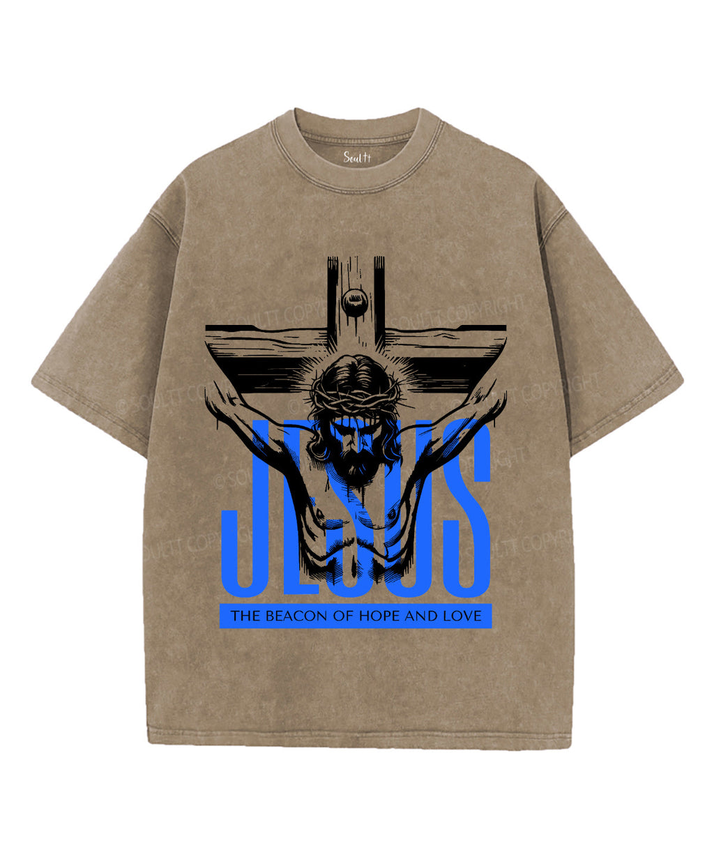 Beacon Hope Love Washed Christian T-Shirts, Hoodie, Sweatshirt