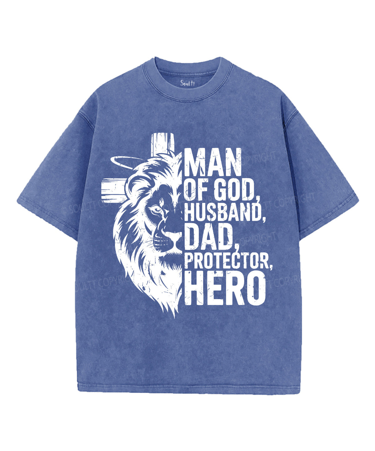 Men Of God Unisex Washed Christian T-shirt Hoodie, Sweatshirt | CiraTrend.com (Image 3)