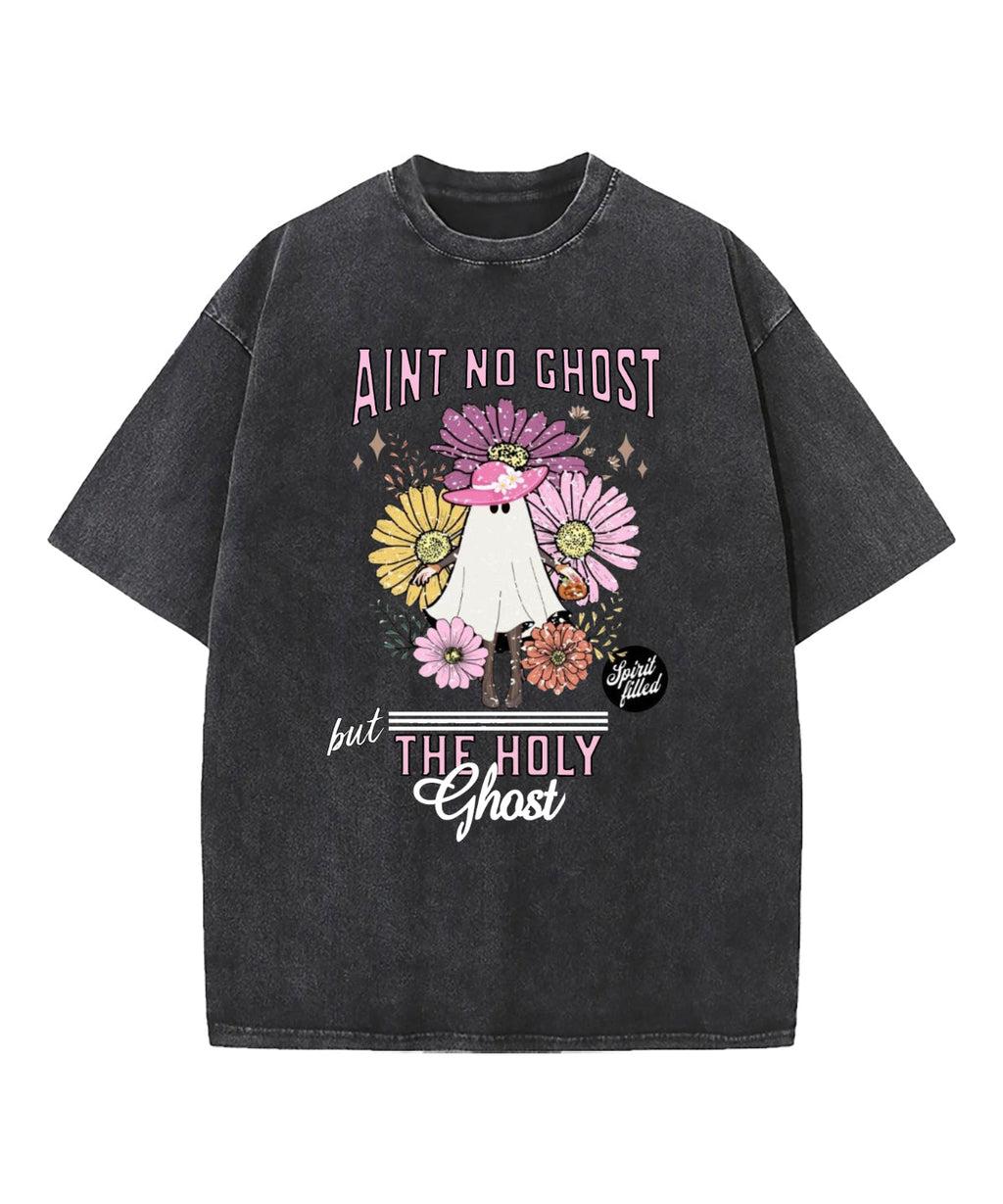 Aint No Ghost Washed Christian T-shirt Hoodie, Sweatshirt | CiraTrend.com (Image 1)