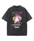 Aint No Ghost Washed Christian T-shirt Hoodie, Sweatshirt | CiraTrend.com (Image 1)
