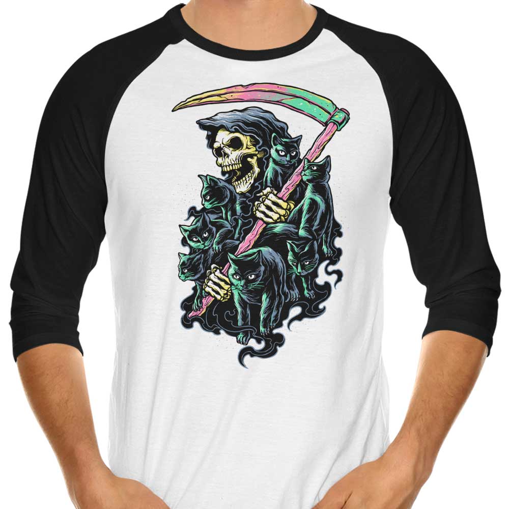7 Deadly Cats - 3/4 Sleeve Raglan T-Shirt Hoodie, Sweatshirt | CiraTrend.com (Image 4)