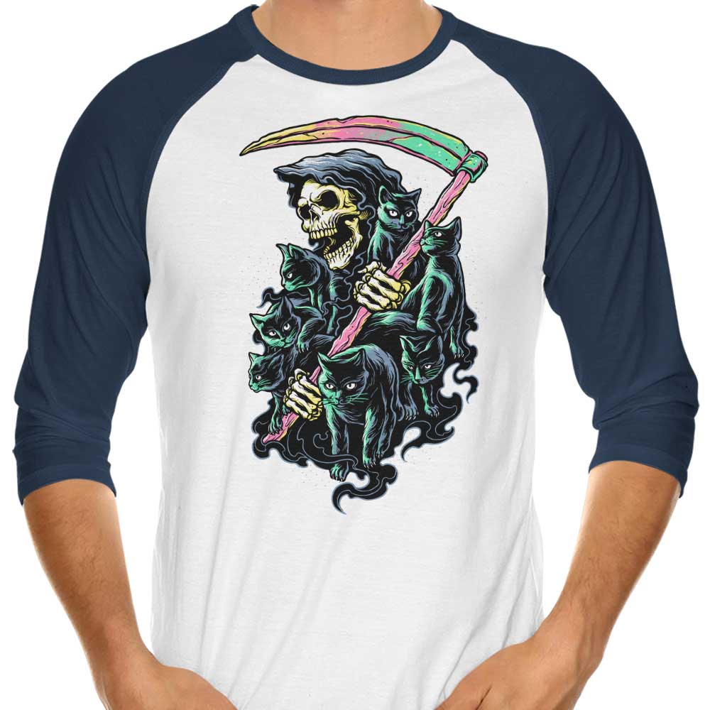 7 Deadly Cats - 3/4 Sleeve Raglan T-Shirt Hoodie, Sweatshirt | CiraTrend.com (Image 1)