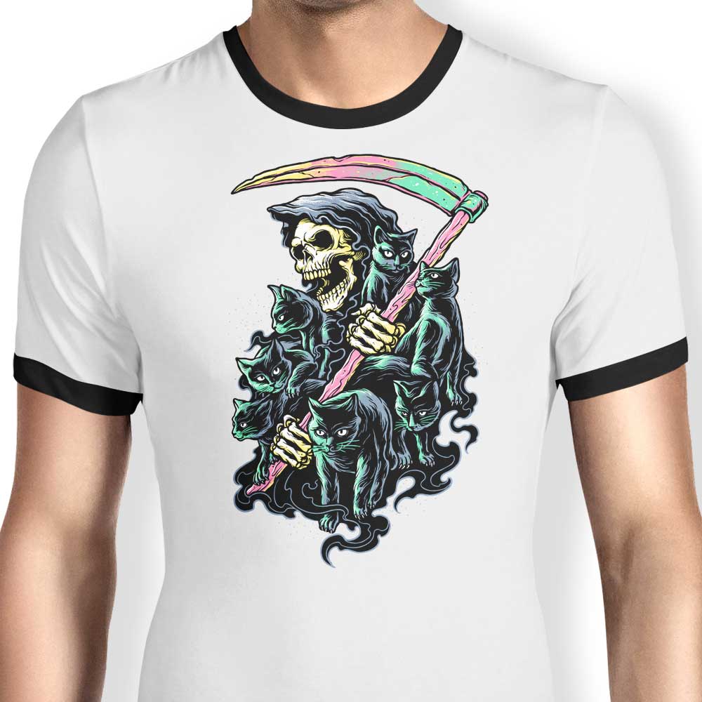 7 Deadly Cats - Ringer T-Shirt Hoodie, Sweatshirt | CiraTrend.com (Image 1)