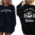 Hardcore Homebody 24/7 Sad Snowman Womenwear Shirt, Long Sleeve Crewneck Sweatshirt, or Hoodie
