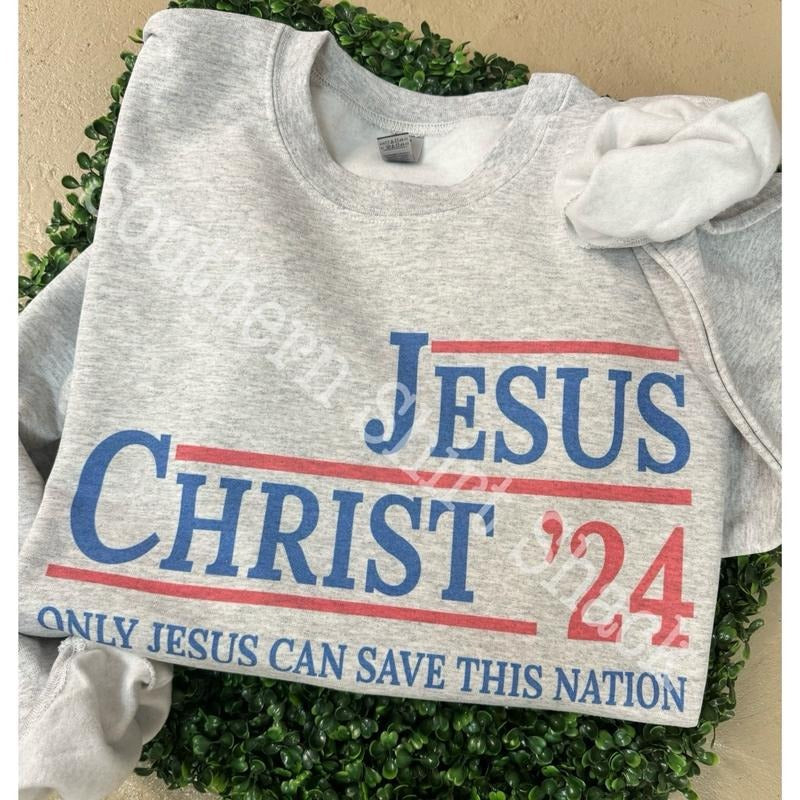 Jesus Christ 24/7 Sweatshirt | Jesus Sweatshirt | Christian Sweatshirt jesus shirt