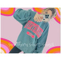 Overthinker 24/7 Sweatshirt | Varsity Font Sweatshirt T-Shirts, Hoodie | CiraTrend.com