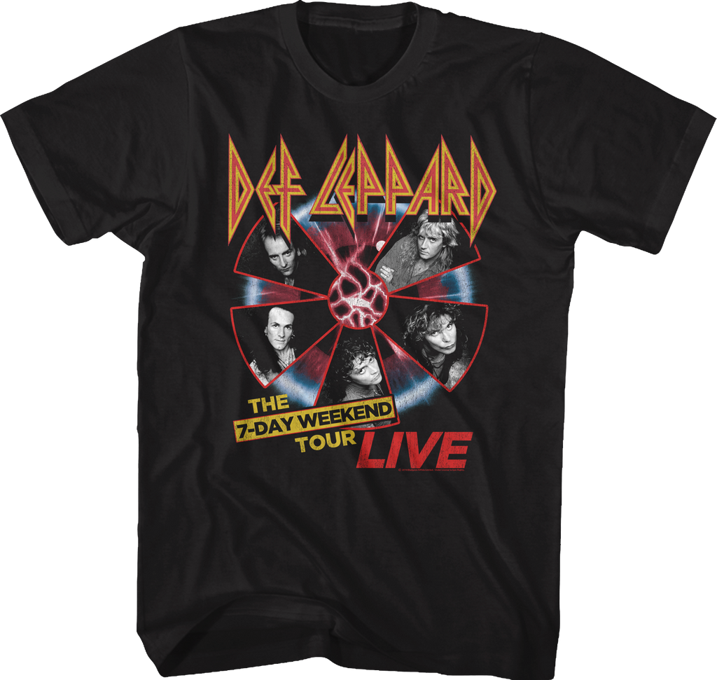 7 Day Weekend Tour Def Leppard T-Shirts, Hoodie, Sweatshirt