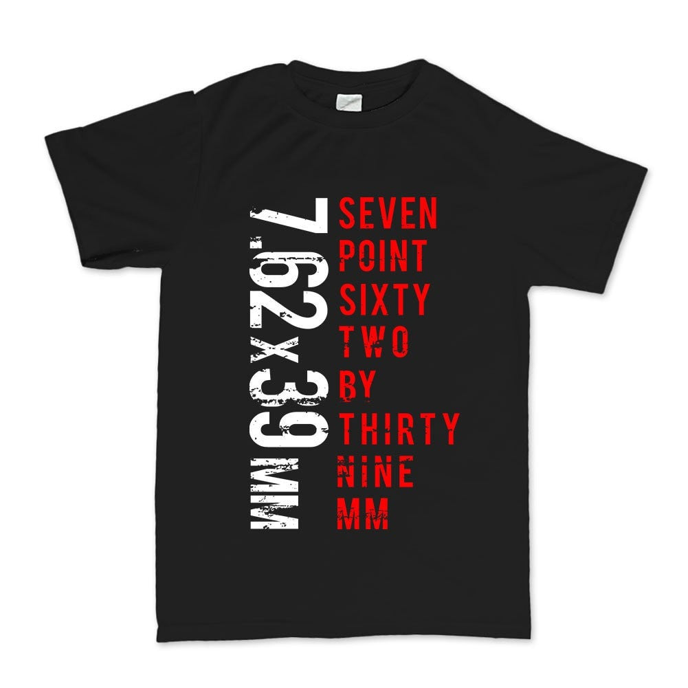 7.62 x 39mm Mens T-shirt Style001