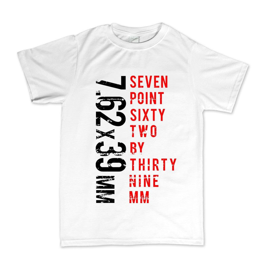 7.62 x 39mm Mens T-shirt Style001