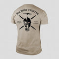 7.62 Machine Fighter Printed Tee - Sand, Summer Cotton Hoodie, Sweatshirt | CiraTrend.com