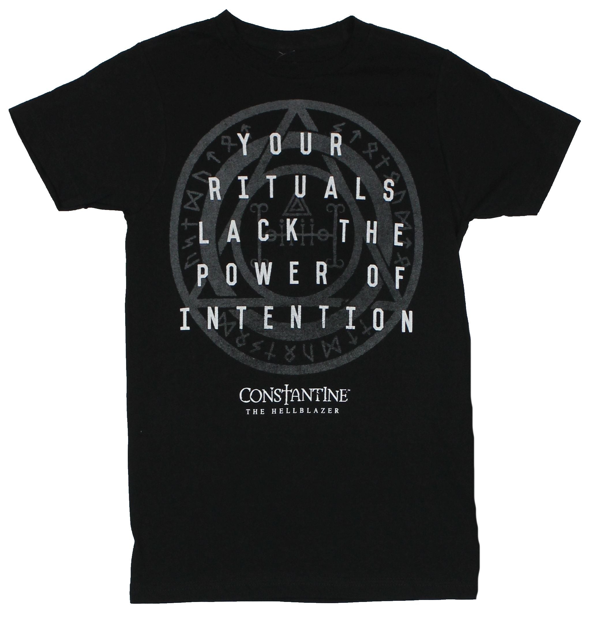 Constantine Mens T-Shirt - "Your Rituals Lack the Power Of Intention" Image Hoodie, Sweatshirt | CiraTrend.com