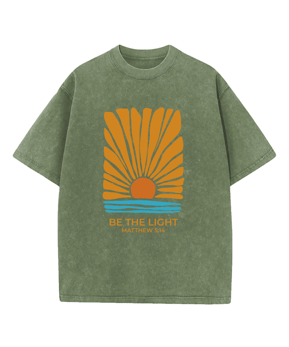 Be The Light Washed Christian T-shirt Style003 Hoodie, Sweatshirt | CiraTrend.com (Image 3)