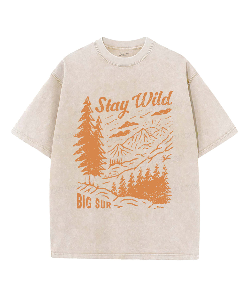 Stay Wild Unisex Washed Christian T-shirt Hoodie, Sweatshirt | CiraTrend.com (Image 4)