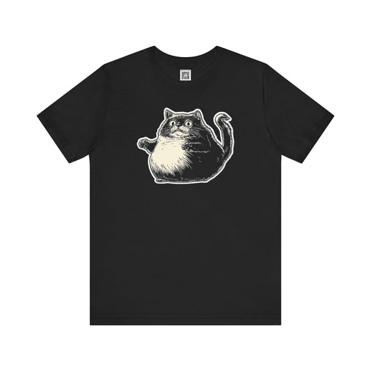 Charming Cat Graphic Tee Style002