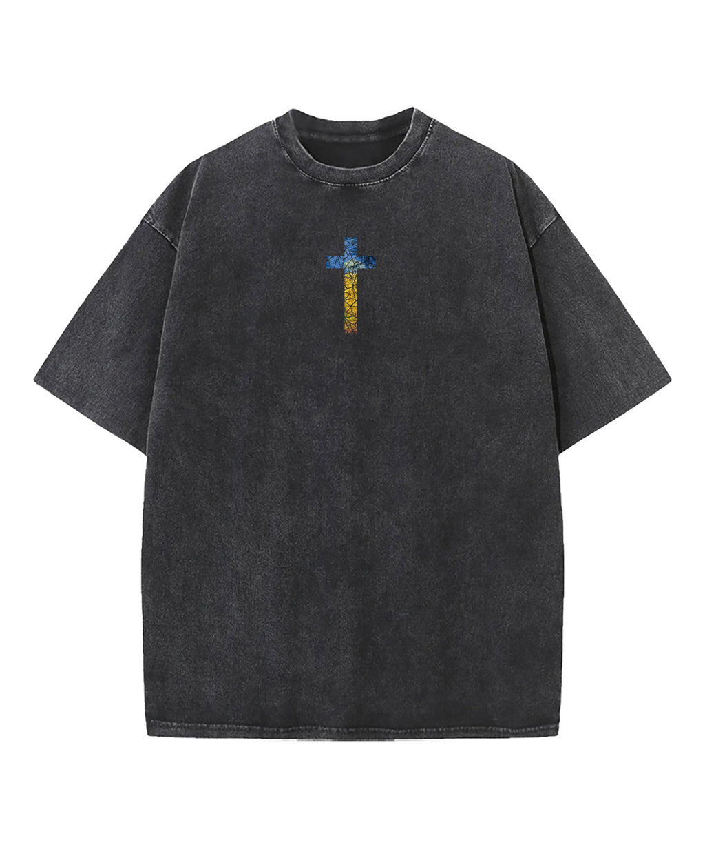 God Turns Broken Pieces Into Masterpieces Washed Christian T-shirt Hoodie, Sweatshirt | CiraTrend.com (Image 2)