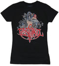 League of Legends Girls Juniors  T-Shirt - Pentakill Group Image Metal Logo Hoodie, Sweatshirt | CiraTrend.com