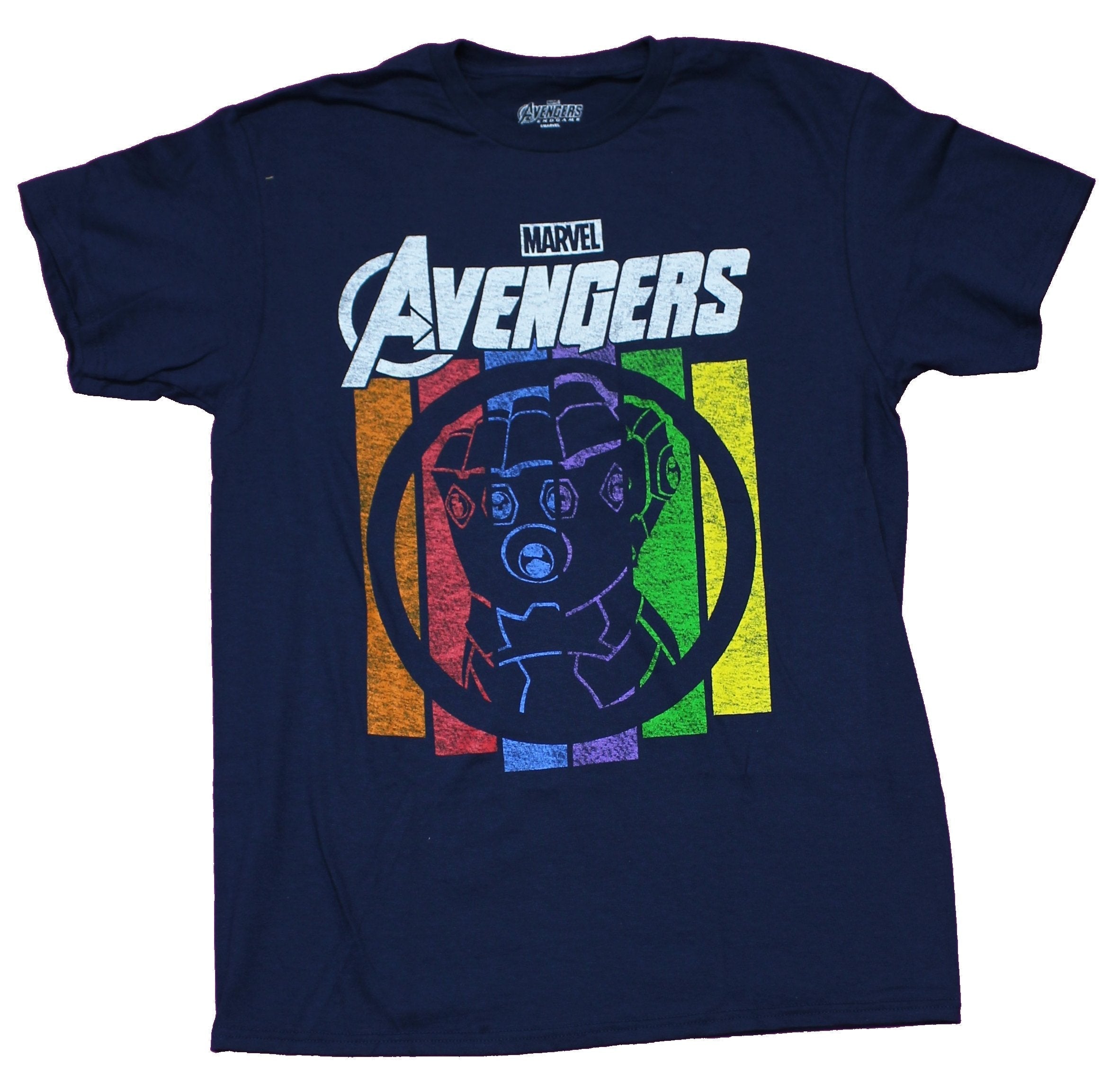 Avengers Mens T-Shirt - Rainbow Styled Infinity Gauntlet Image Hoodie, Sweatshirt | CiraTrend.com