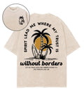 Spirit Lead Me Where My Trust Double Sided Unisex Washed Christian T-shirt Hoodie, Sweatshirt | CiraTrend.com (Image 1)
