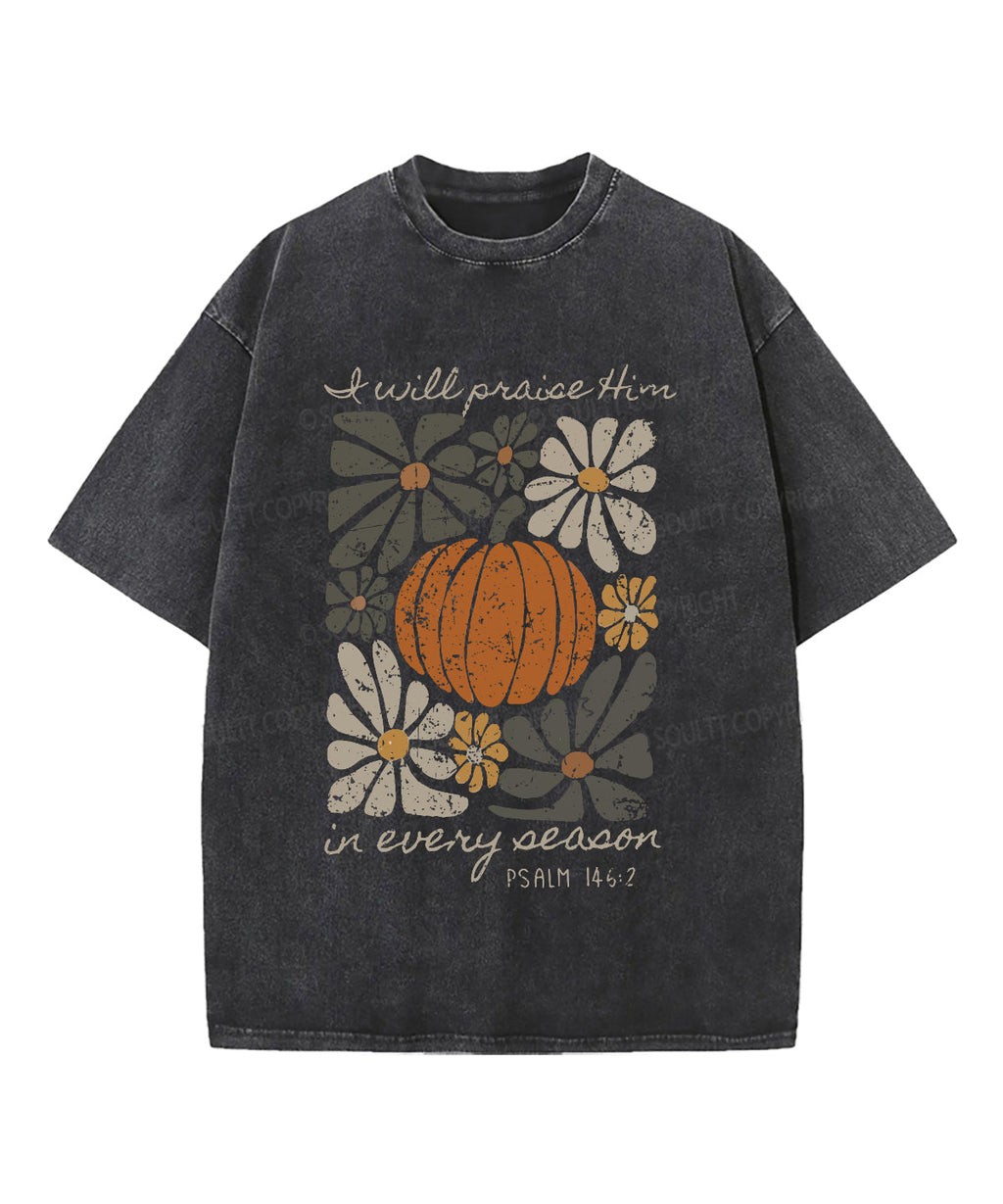 I Will Praise Him Washed Christian T-shirt Hoodie, Sweatshirt | CiraTrend.com (Image 2)