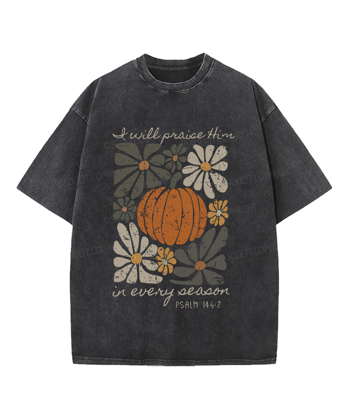 I Will Praise Him Washed Christian T-shirt Hoodie, Sweatshirt | CiraTrend.com (Image 2)