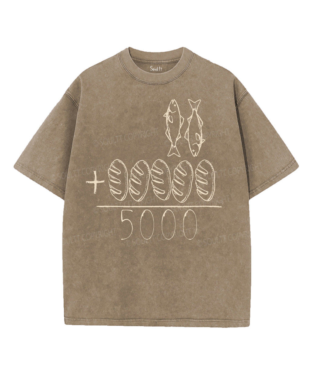 Fish And Loaves Unisex Washed Christian T-shirt Hoodie, Sweatshirt | CiraTrend.com (Image 5)