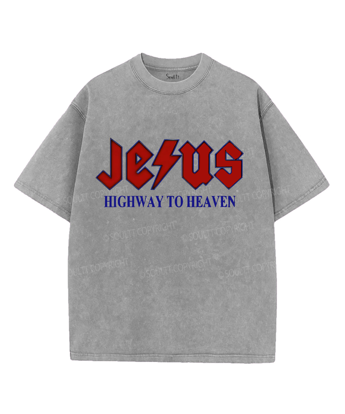 Highway Heaven Washed Christian T-Shirts, Hoodie, Sweatshirt