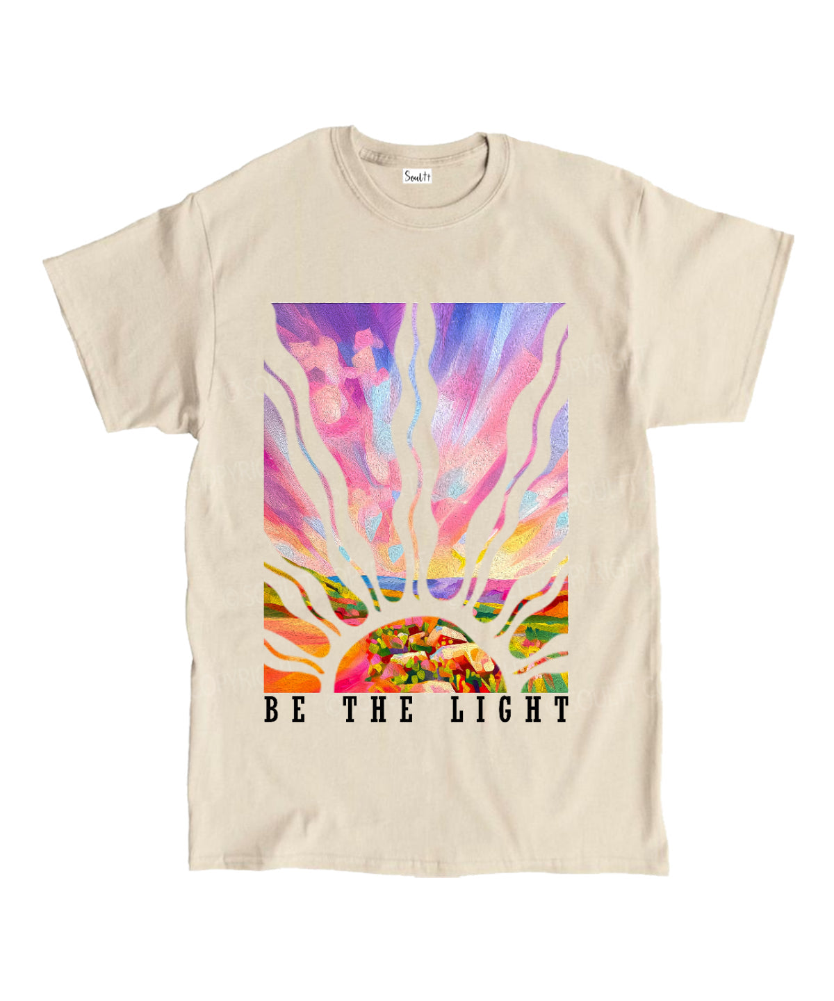 Be The Light Unisex Cotton Christian T-Shirt Style005 Hoodie, Sweatshirt | CiraTrend.com (Image 4)