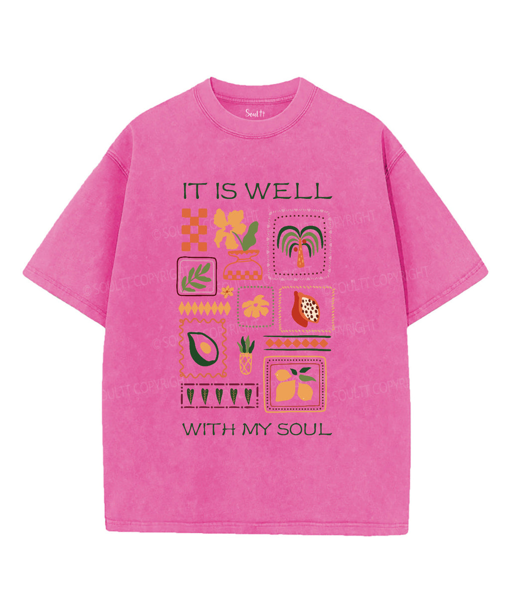 It Is Well With My Soul Washed Christian T-shirt Style027 Hoodie, Sweatshirt | CiraTrend.com (Image 3)