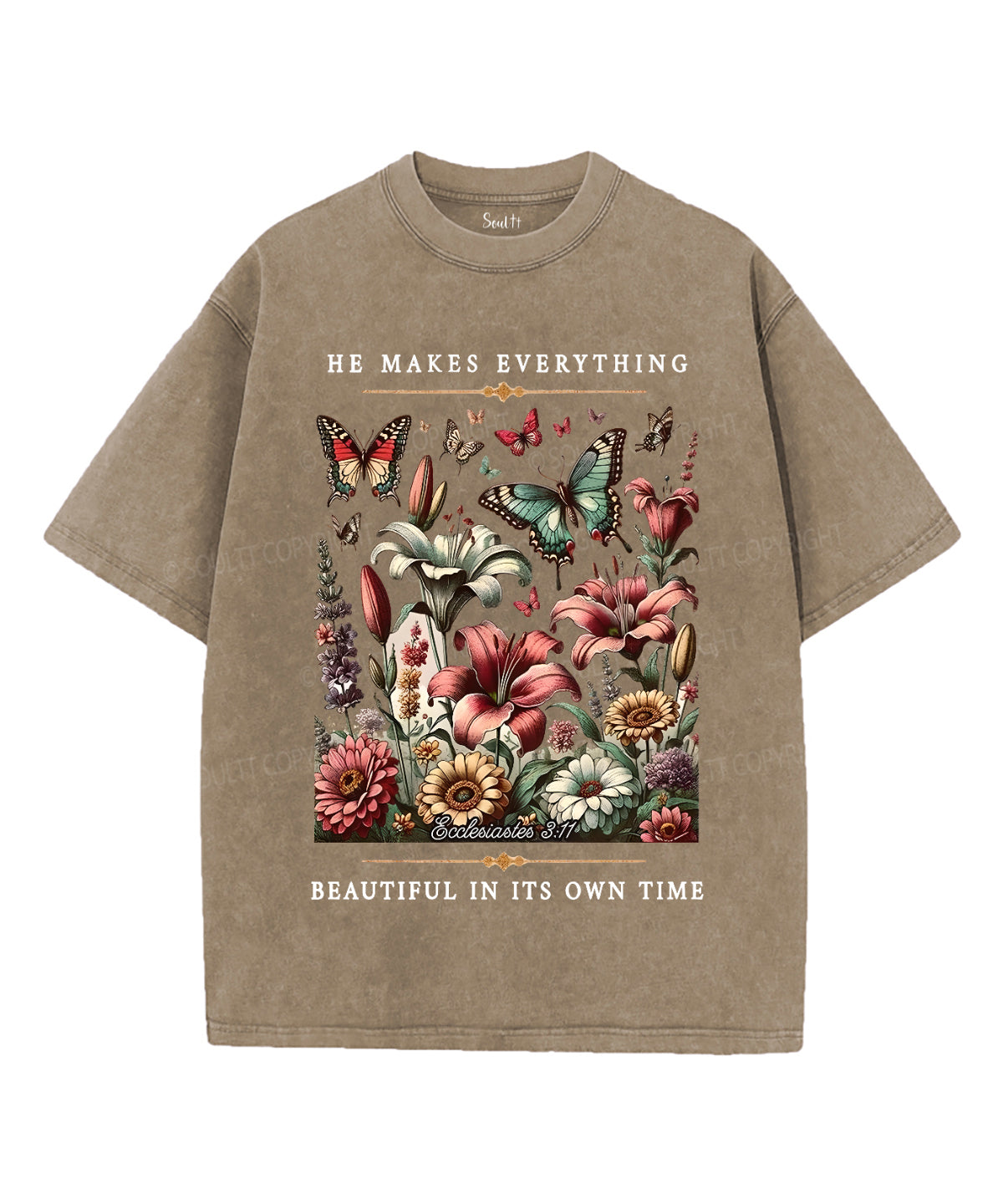 He Makes Everything Washed Christian T-Shirts, Hoodie, Sweatshirt