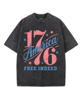 Free Indeed Unisex Washed Christian T-shirt Style001 Hoodie, Sweatshirt | CiraTrend.com (Image 1)