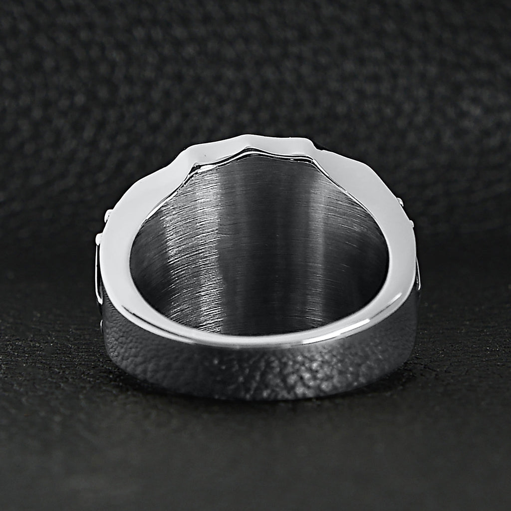 18K Gold PVD Coated Stainless Steel Fleur De Lis Shield Signet Ring T-Shirts, Hoodie, Sweatshirt | CiraTrend.com (Image 3)