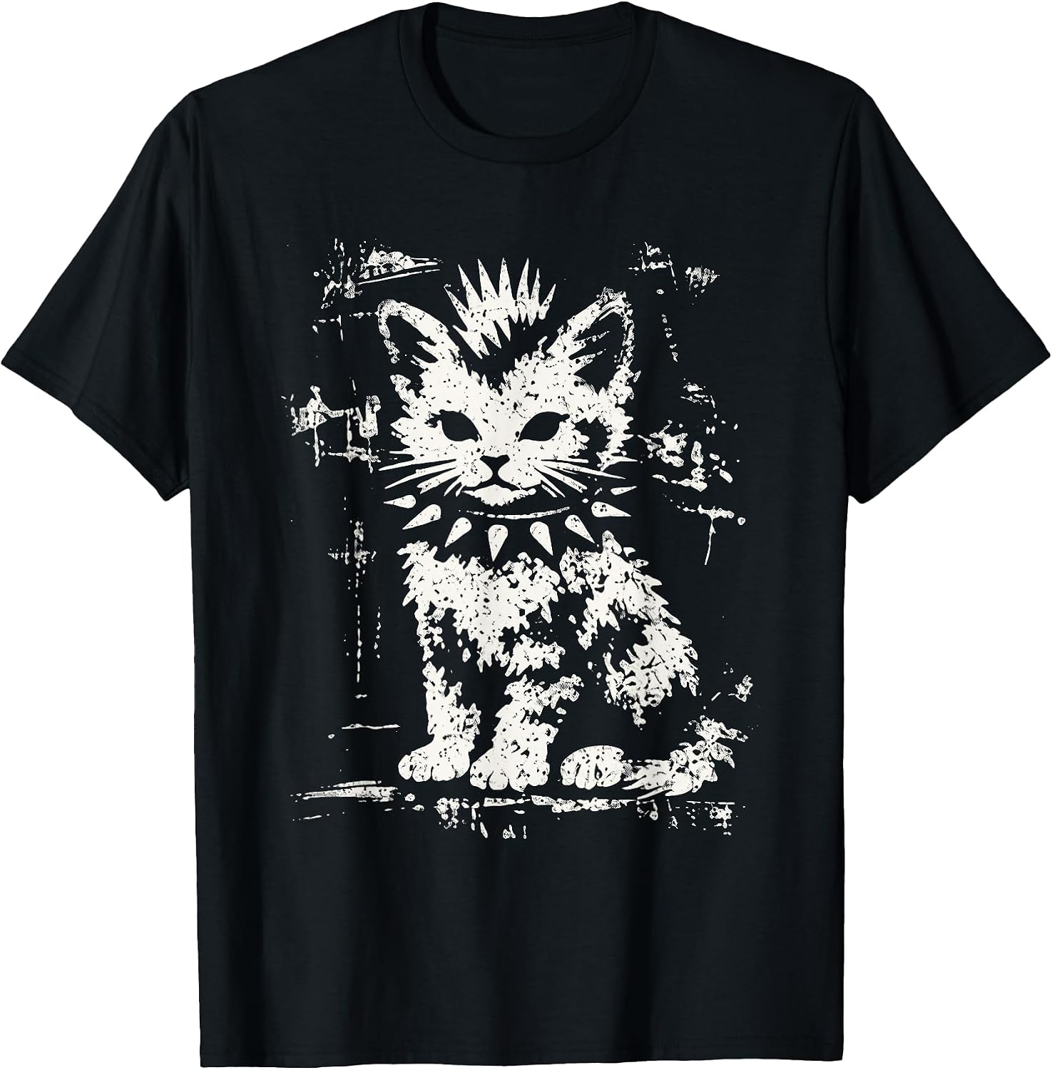 Punk Cat Rebel Alternative Cat Lover Tee