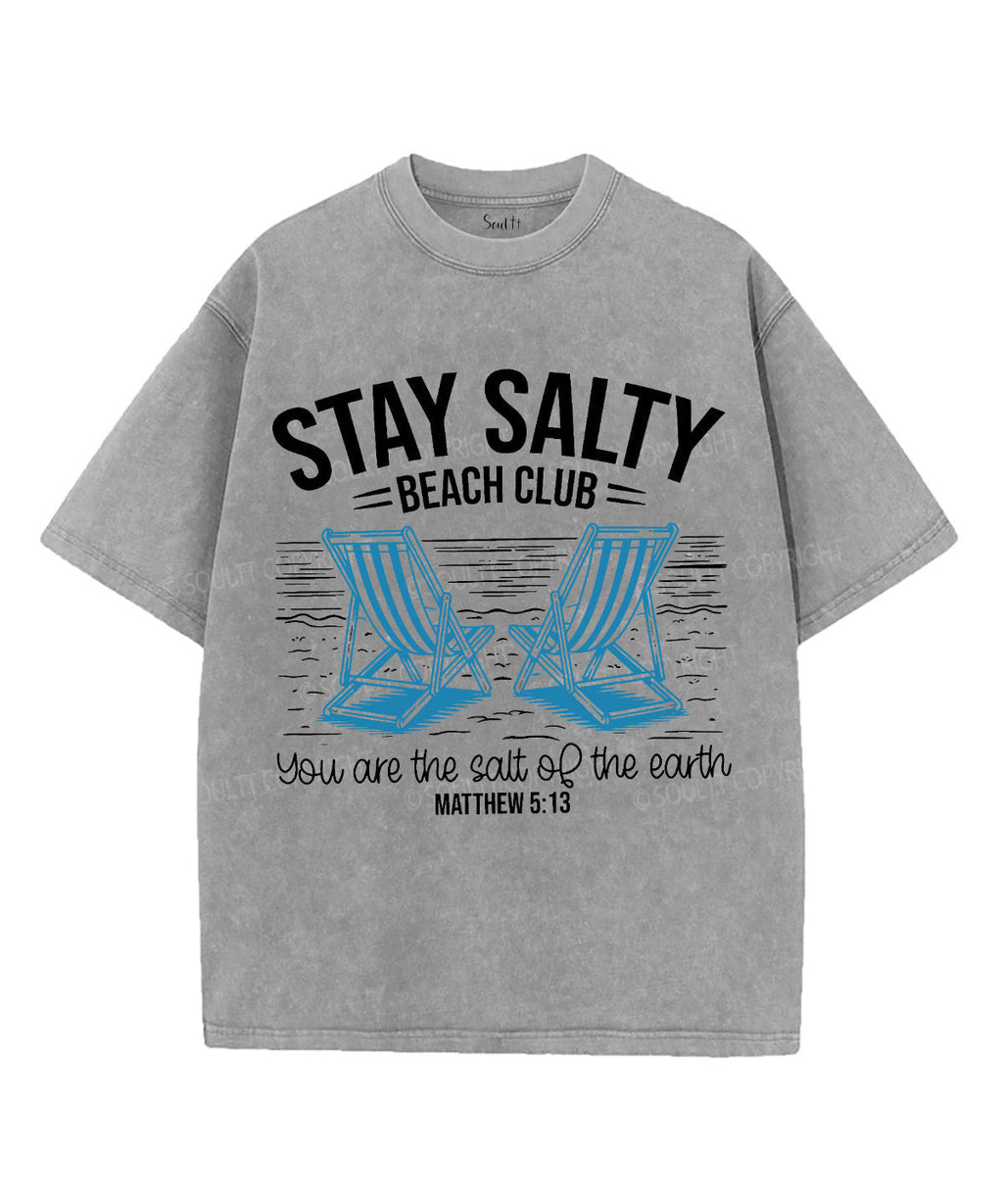 Stay Salty Unisex Washed Christian T-shirt Style014 Hoodie, Sweatshirt | CiraTrend.com (Image 4)