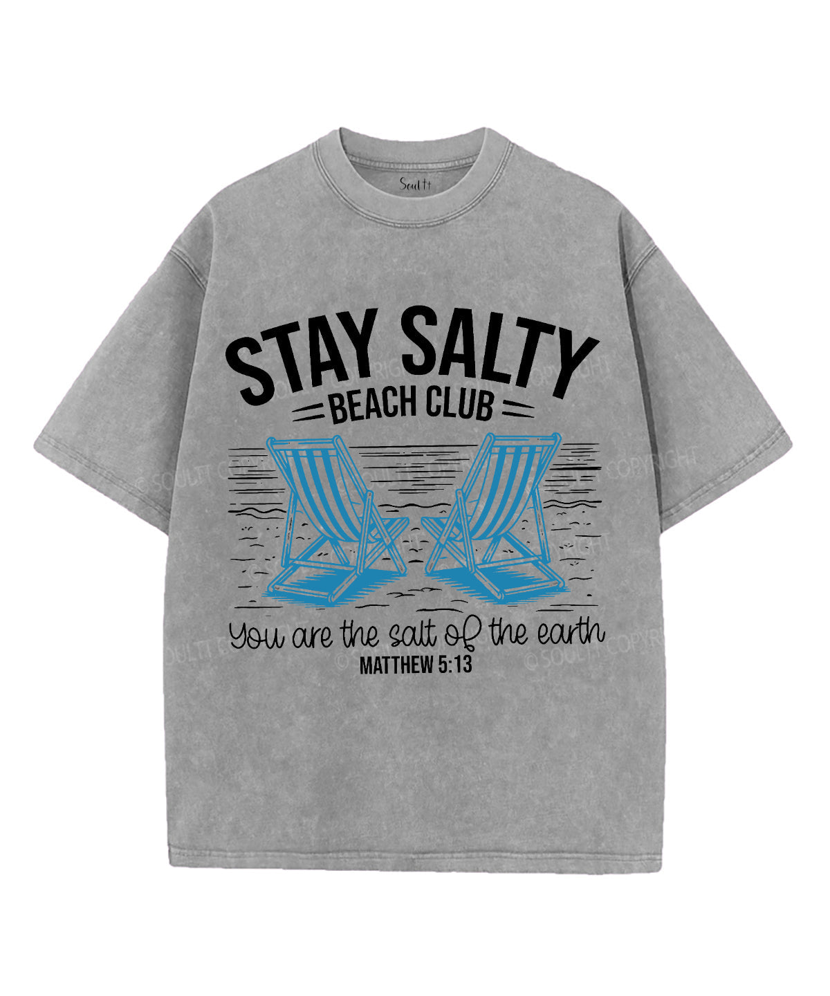 Stay Salty Unisex Washed Christian T-shirt Style014 Hoodie, Sweatshirt | CiraTrend.com (Image 4)