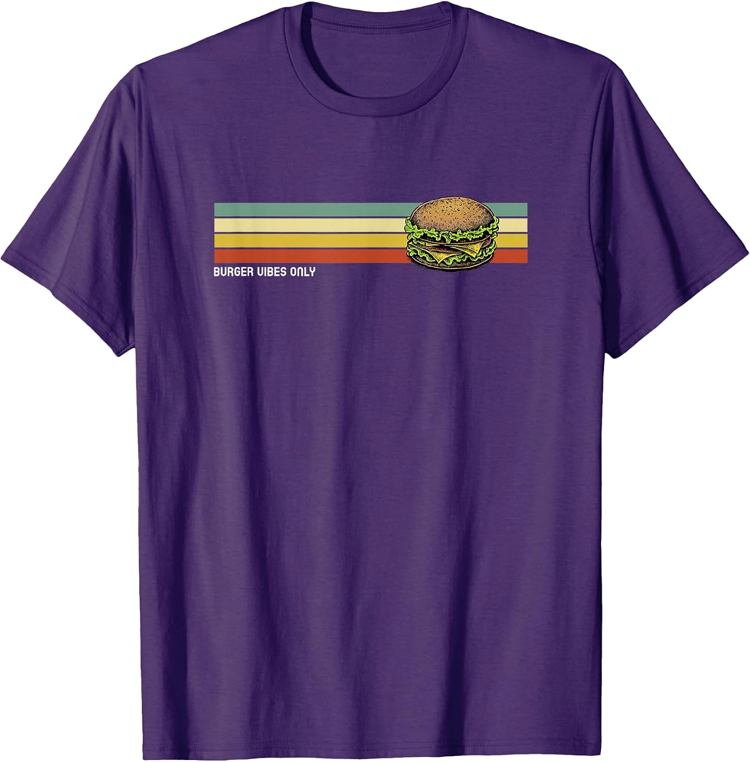 Retro hamburger design for burger lover