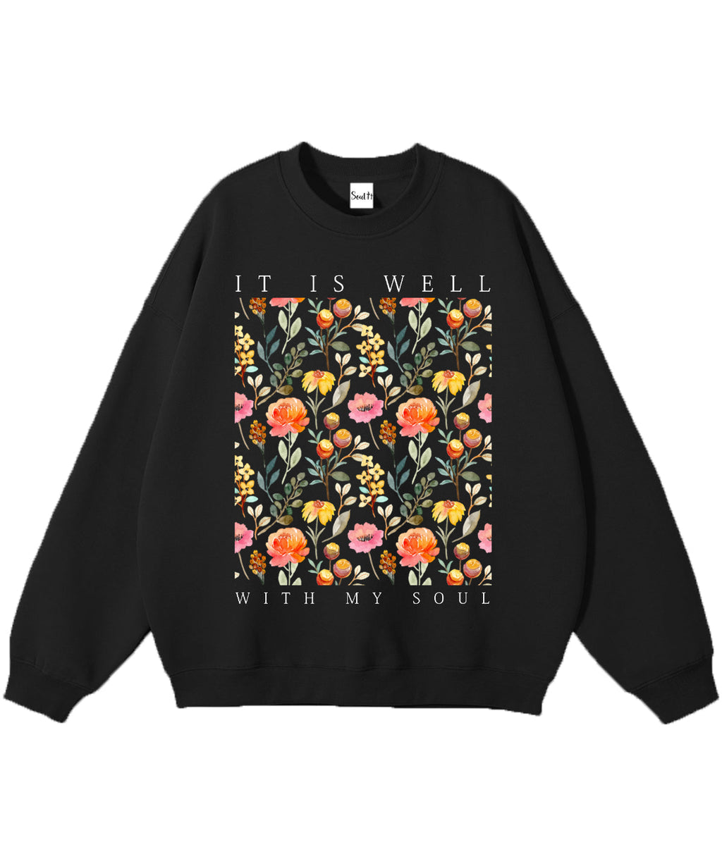 It Is Well With My Soul Cotton Christian Sweatshirt T-Shirts, Hoodie | CiraTrend.com (Image 2)