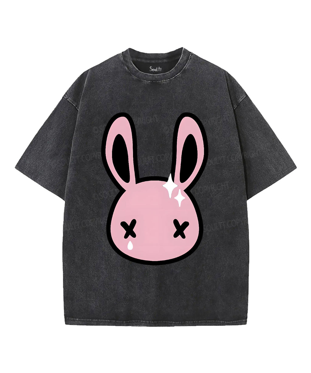 Easter Bunny Unisex Washed Christian T-shirt Hoodie, Sweatshirt | CiraTrend.com (Image 1)