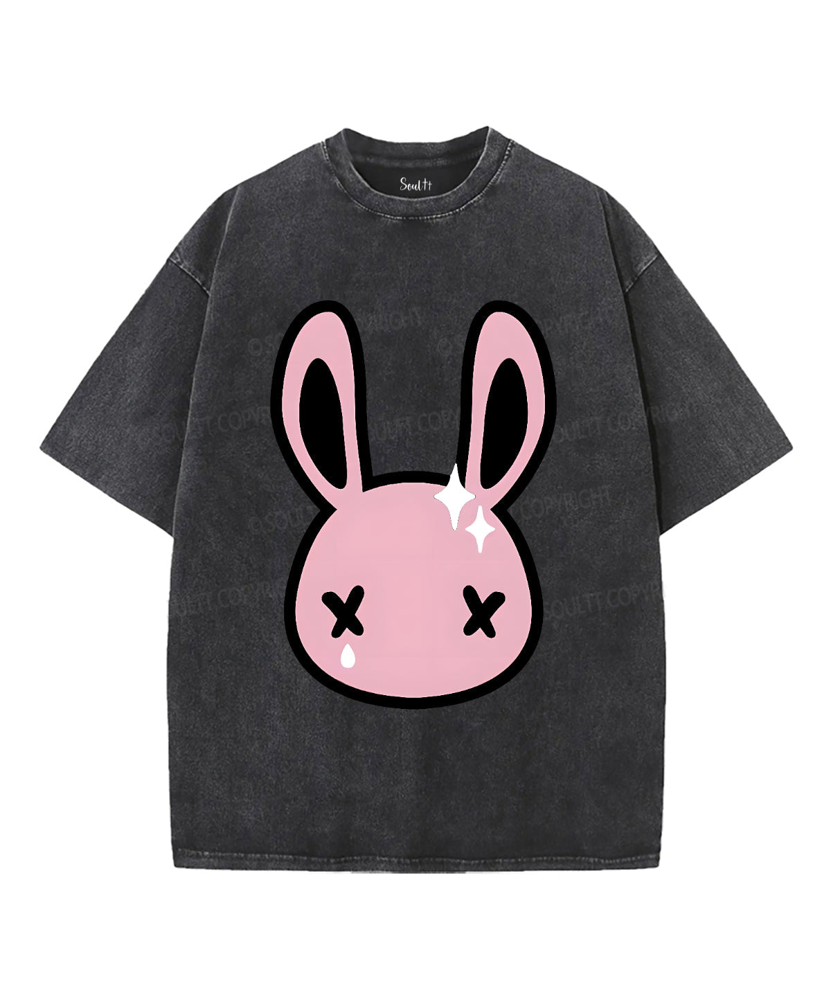 Easter Bunny Unisex Washed Christian T-shirt Hoodie, Sweatshirt | CiraTrend.com (Image 1)