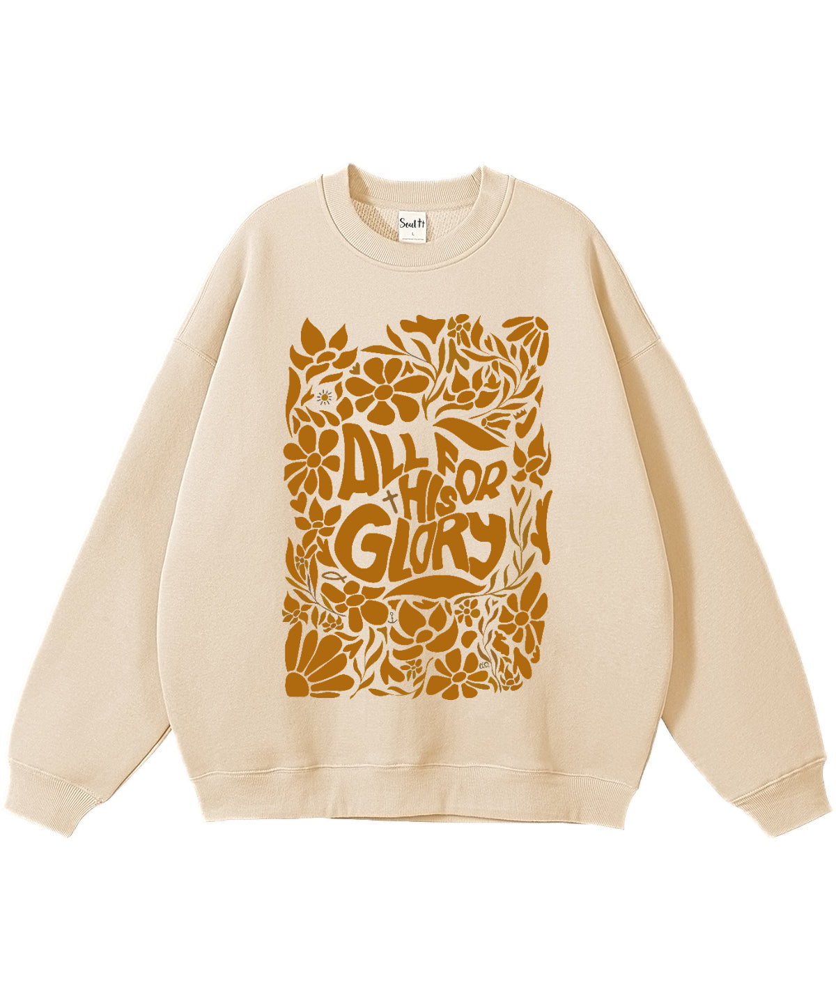 All For His Glory Cotton Christian Sweatshirt T-Shirts, Hoodie | CiraTrend.com (Image 4)