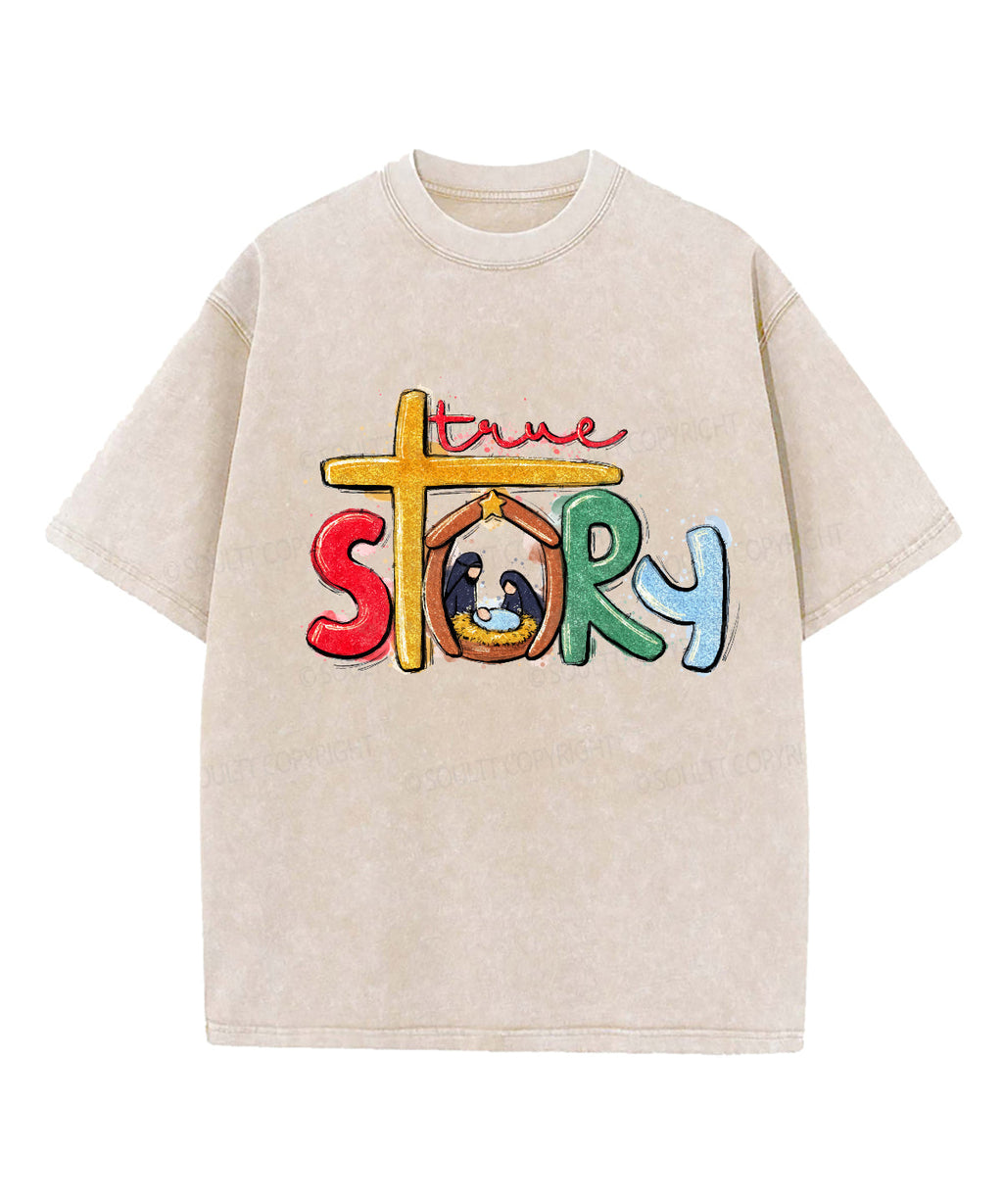 Ture Story Washed Christian T-shirt Style002 Hoodie, Sweatshirt | CiraTrend.com (Image 1)